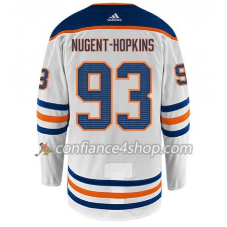 Adidas Maillot de Hockey Edmonton Oilers NUGENT-HOPKINS 93 Blanc Authentic - Homme